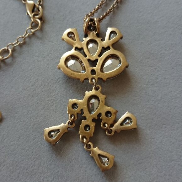 J. Crew Rhinestone Pendant Necklace - Picture 3 of 6